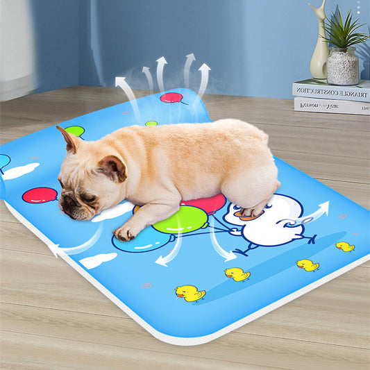 Cooling Dog Mat with Pillow